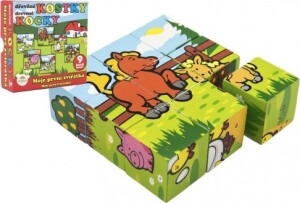 Product detail of Teddies Kostky kubus Moje první lesní zvířátka