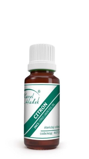 Product detail of Éterický olej Citron Hadek velikost: 20 ml