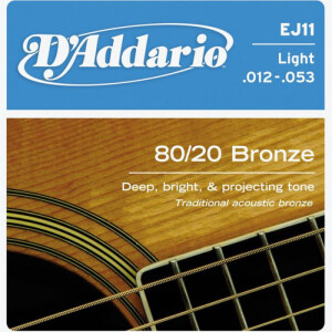 Product detail of D'Addario EJ11 Bronze Light 12-53