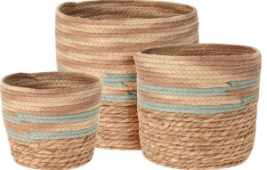 Product detail of PROGARDEN Obal na květináč sada 3 ks pletený MARCO KO-MA1000440