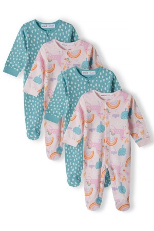 Product detail of Overal kojenecký 4pack, Minoti, 16mbaby 2, holka - 68/74 | 6-9m