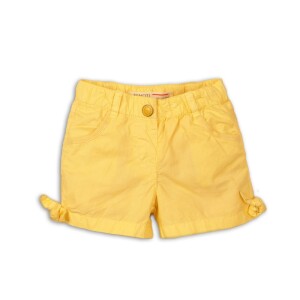 Product detail of Kraťasy dívčí bavlněné, Minoti, 2SHORT 4, žlutá - 74/80 | 9-12m