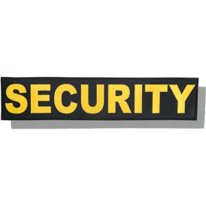 Product detail of Nášivka: SECURITY [velká] černá | žlutá