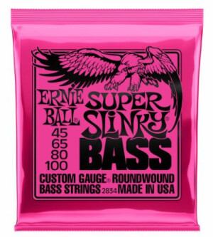 Product detail of Ernie Ball P02834 Super Slinky Bass 45-100