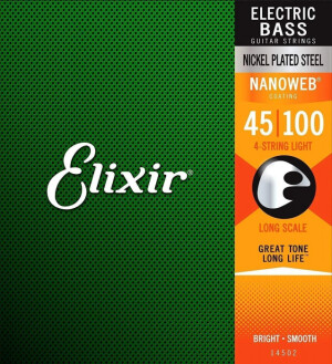 Product detail of Elixir 4 strings NANOWEB Long .045 - .100