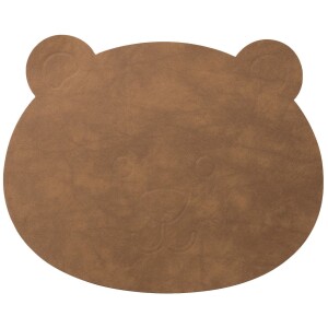 Product detail of Dětské prostírání BEAR NUPO 38 x 30 cm, přírodní, kůže, LIND DNA