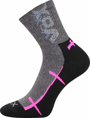 Product detail of Sportovní ponožky VoXX - Walli, černá / růžová Barva: Šedá, Velikost: 35-38