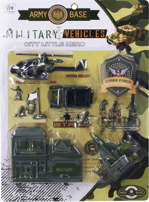 Product detail of Wiky Vehicles Vojenská technika set s helikoptérou 16cm
