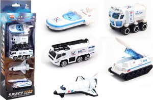 Product detail of Vesmírné dopravní prostředky kovové 5ks