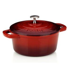 Product detail of KELA Pekáč litinový s poklicí CALIDO 21 cm červená KL-11940