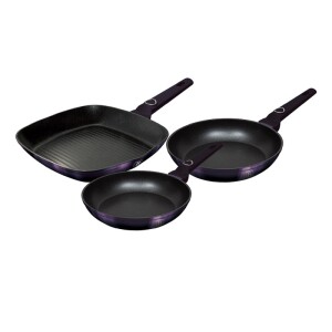Product detail of BERLINGERHAUS Sada pánví s titanovým povrchem 3 ks Purple Eclipse Collection steak BH-7104