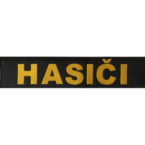 Product detail of Nášivka: HASIČI [velká] černá | žlutá