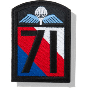 Product detail of Nášivka: 71. výsadkový prapor [hranatá] [ssz] barevná