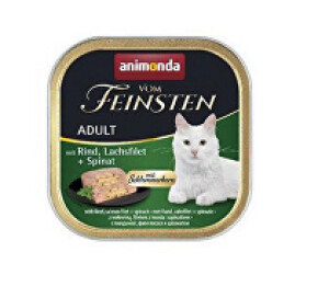 Product detail of Animonda paštika kočka Adult hovězí,losos,špenát 100g