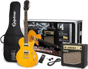 Product detail of Epiphone Slash Appetite Les Paul Special-II Performance Pack - Appetite Amber