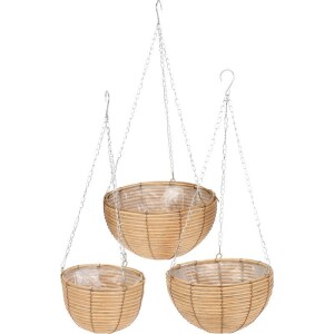 Product detail of PROGARDEN Sada závěsných květináčů 3 ks polyratan KO-430020050