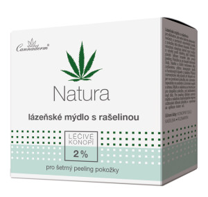 Product detail of Cannaderm Lázeňské mýdlo s rašelinou NATURA 80 g