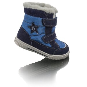 Product detail of dětské zimní boty s kožíškem POLARFOX, 2 suché zipy, BUGGA, B00172-04, modrá - 23
