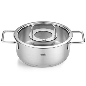 Product detail of Nízký kastrol PURE 24 cm, stříbrná, nerezová ocel, Fissler