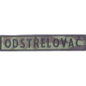 Product detail of Nášivka: ODSTŘELOVAČ - jmenovka