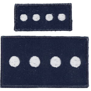 Product detail of Nášivka: Hodnost AČR Rotný modrá tmavě velká
