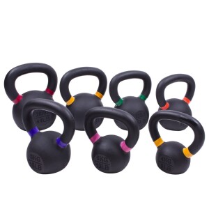 Product detail of Sada powdercoated kettlebellu Sportago Ironside - 4 + 6 + 8 + 10 + 12 + 16 + 20 kg