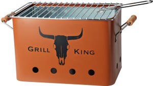 Product detail of PROGARDEN Přenosný gril na dřevěné uhlí GRILL KING 43 x 20 cm cihlová KO-C83000140