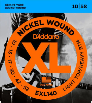 Product detail of D'Addario EXL140 Light Top/Heavy Bottom - .010 - .052