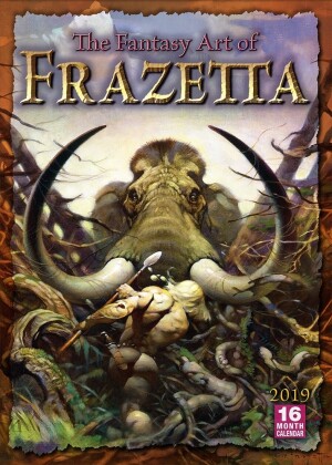 Product detail of FANTASY ART OF FRANK FRAZETTA - 2019 CALENDAR ***sleva 50%!***
