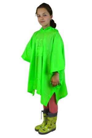 Product detail of poncho PVC neonová, Pidilidi, PL0066-19, zelená - dospělá