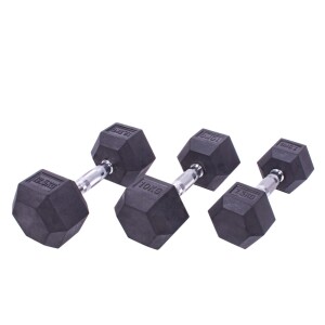 Product detail of Sada jednoručních činek Sportago Hexagon - 7,5 + 10 + 12,5 kg