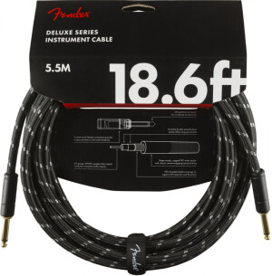Product detail of Fender Deluxe Series 18,6 Instrument Cable Black Tweed
