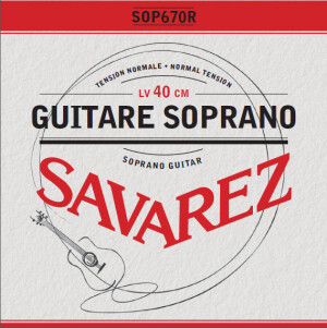 Product detail of Savarez SOP676R SOPRANO GUITAR NORMAL TENSION E-6
