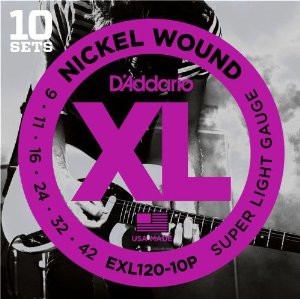 Product detail of D'Addario EXL120-10P Super Light - .009 - .042