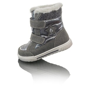 Product detail of dětské zimní boty s kožíškem POLARFOX, 2 suché zipy, BUGGA, B00172-10, černá - 23