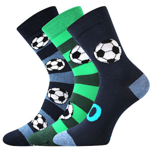 Product detail of Chlapecké ponožky Boma - Arnold fotbal, mix barev Barva: Mix barev, Velikost: 30-34
