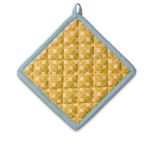 Product detail of KELA Chňapka čtvercová SVEA 100% bavlna žlutomodrá KL-12794