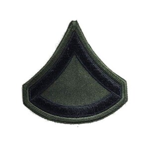 Product detail of Nášivka: Hodnost US ARMY rukávová Private First Class olivová | černá