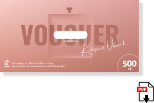 Product detail of Dárkový poukaz - 500 Kč (PDF) Dárkový poukaz