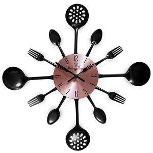 Product detail of BERLINGERHAUS Kuchyňské nástěnné hodiny Black Rose Collection BH-9479