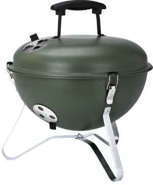 Product detail of PROGARDEN Přenosný gril na dřevěné uhlí s víkem 37 cm army zelená KO-C83000410