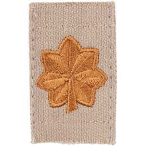 Product detail of Nášivka: Hodnost US ARMY límcová Major béžová | hnědá