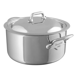 Product detail of Hrnec 20 cm, s nerezovými uchy a nerezovou poklicí, MAUVIEL