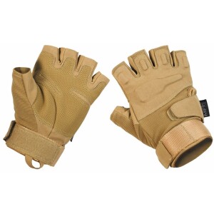 Product detail of Rukavice taktické bezprsté PROTECT okrové XXL