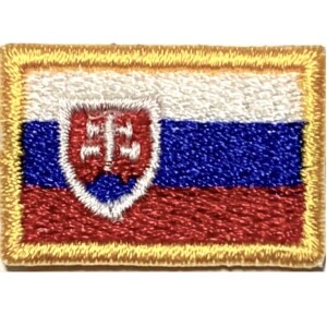 Product detail of Nášivka: Vlajka Slovensko [26x18] [bsz] žlutá