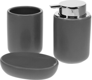 Product detail of HOMESTYLING Sada koupelnových doplňků HOMESTYLING 3 ks šedá KO-C80652370seda