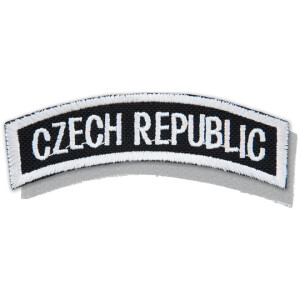 Product detail of Nášivka: CZECH REPUBLIC [oblouková] [ssz] černá | bílá