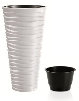 Product detail of Prosperplast Květináč Prosperplast SAND SLIM bílý 39 cm  611326