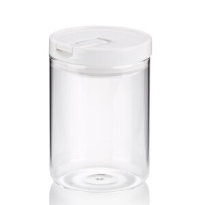 Product detail of KELA Dóza ARIK skleněná bílá 0,9 l KL-12105