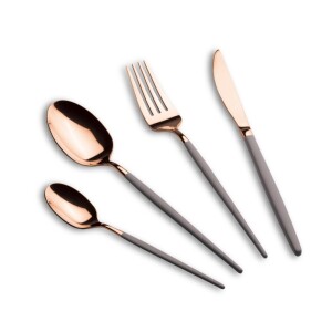 Product detail of BERLINGERHAUS Sada příborů nerez 24 ks leštěná Taupe - Rose Gold BH-3071